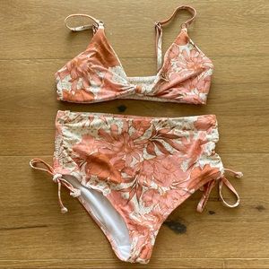 Rhythm Pink Floral Bikini Size XS